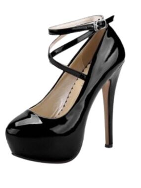 Women’s OCHENTA Ankle Strap Platform Pumps Stiletto  Heels